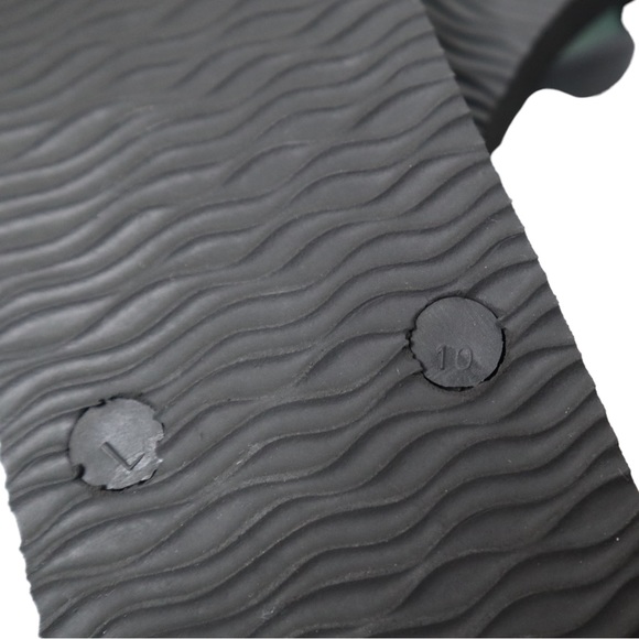 Hurley Men's Flip Flops Slides Teal and Black Sandals Breakwater Size 10 - Picture 5 of 5